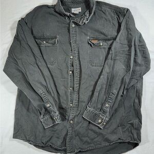 Carhartt Gray Casual Button Down Shirt